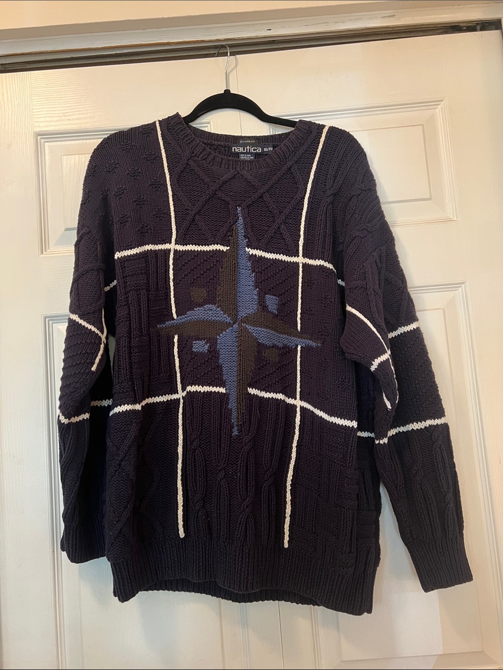Nautica Men’s Hand knit sweater